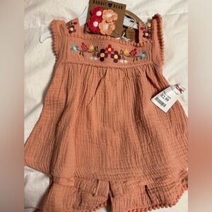 Rabbit & Bear Organic Matching Set